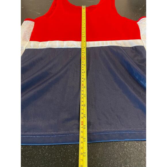 Nike Mesh Splice Tank Vintage 3 check logo Medium, Made in USA 70's-80s - Picture 9 of 11